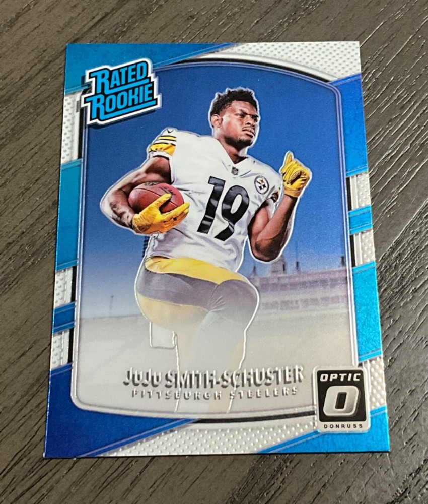 2017 Donruss Optic # 176 JuJu Smith Schuster Rated Rookie Pittsburgh Steelers Rc