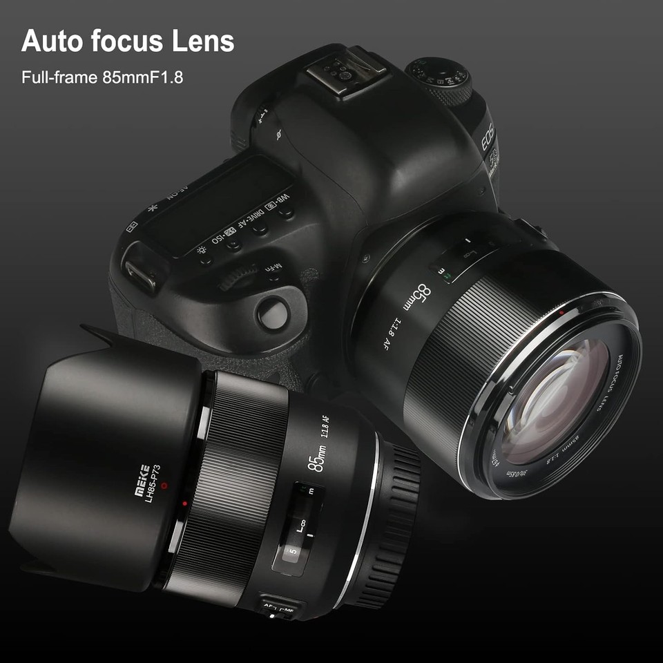 Meike 85mm F/1.8: Obiettivo Tele Full Frame Con Autofocus Per Canon EF, Ideale Per Ritratti