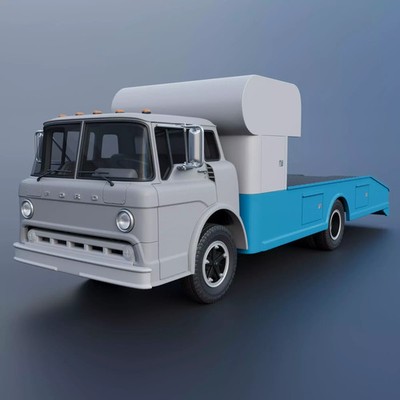 3D Printed 1972 C-700 Rump Truck Model Kit 1/25 Scale