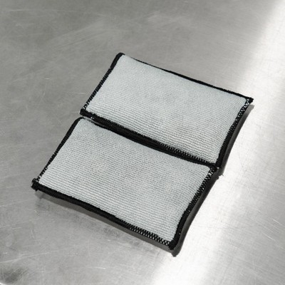 The Clean Garage Interior Scrub Pads | 2 Pack | 2 Sided Scrubber