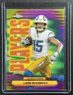 2025 Topps Chrome Ladd McConkey Pink Refractor (RAW)
