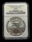 2015-W American Silver $1 Eagle .999 Burnished NGC MS70