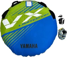 Yamaha Inflatable Towable Tube for Boating & Jetski - Pump & Rope Included 54"