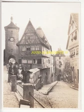 Photo Rothenburg ob der Tauber city view 1928