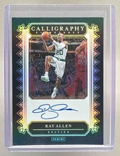 Ray Allen 2024 Panini Calligraphy Signatures #CAL-RAY Auto