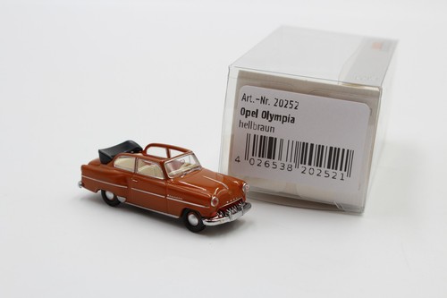 Brekina Opel Olympia ́54 Sedán Cabrio, Marrón Nº 20252 1/87 /BRN1641 - Imagen 1 de 1