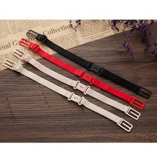 12 Pcs Non Slip Bra Strap Clips Adjustable Nylon Buckle for Women Bras