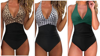 SMISMIVO Women's  Swimsuit Slim Tummy Control,  Smismivo One Piece Swimsuit