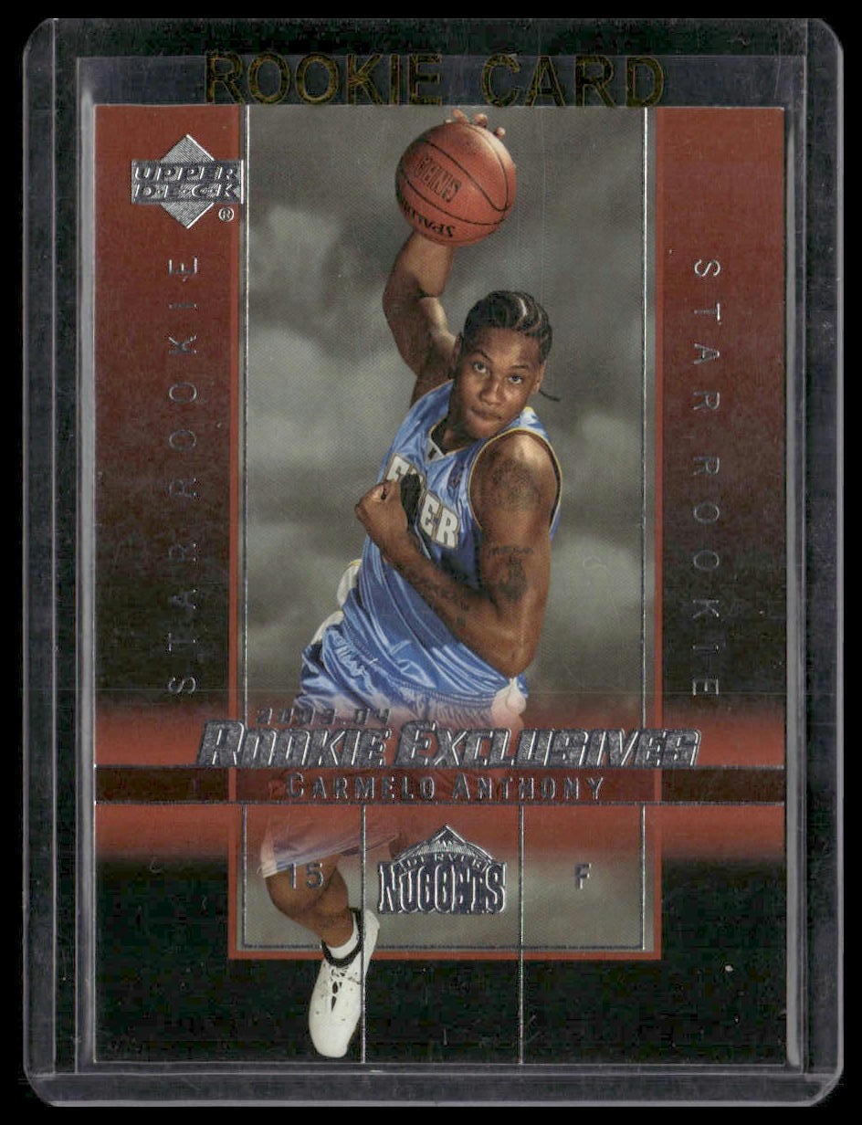 2003-04 Upper Deck Rookie Exclusives #3 Carmelo Anthony