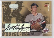 2004 Leaf Certified Cuts K Force Signatures 34/50 Bert Blyleven Auto HOF 1h1