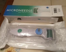ORA Microneedle Body Roller System 1,080 .5mm Needles NIB w Storage Case