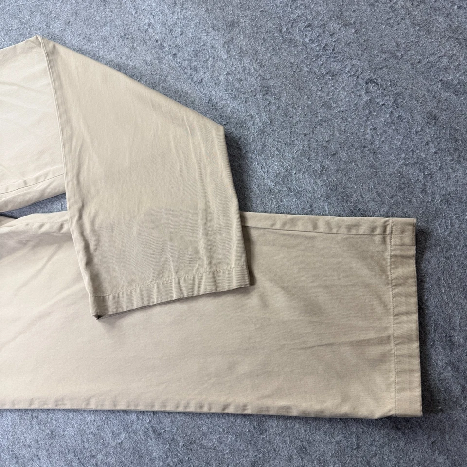 Bill's Khakis Pants Men 36 x 30 Beige Khaki Classic Fit M2 Flat Front b111 - Image 2 of 4