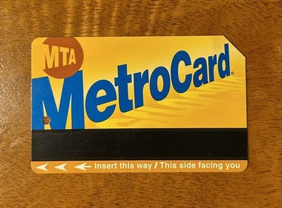 ICONIC NYC MTA MetroCard (Exp: 12/31/2025) - Mint Condition - Discontinued