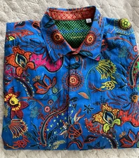 Robert Graham Limited Edition Vive Rie Ama Skull Shirt - Mens 3XL