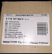 Junkers Zündelektrode Elektrodensatz 87181070640 8718107064 ZSBR ZWBR ZBR 3-12 8