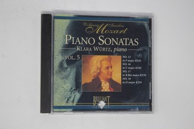 Mozart Piano Sonatas Vol. 5 CD Klára Würtz Brilliant Classics