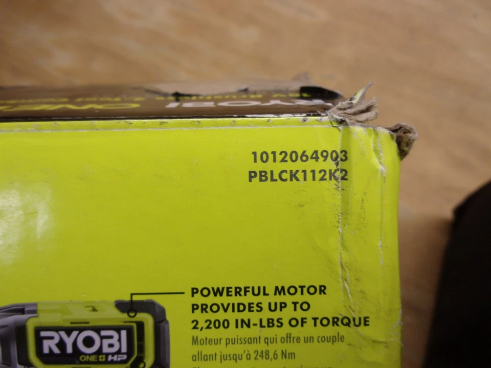 RYOBI 18V ONE+ 2 TOOL SET- 1/2" DRILL & 1/4" IMPACT DR. # PBLCK112K2 - Image 2 of 4