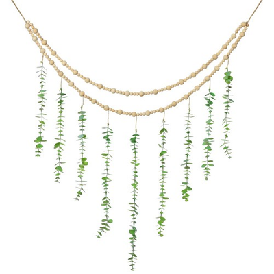 #ad Artificial Eucalyptus Garland 36 Inch Boho Wall Hanging Decor green $27.98