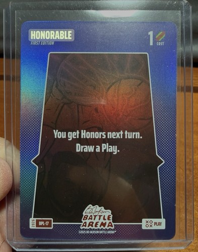 2026 Bo Jackson Battle Arena Honorable Bonus Play Foil SSP #BPL-17 Holo