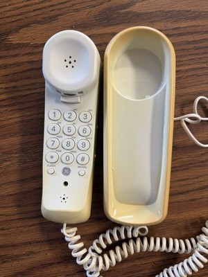 Vintage GE Phone Model 2-9130A Wall Mounted Desktop Corded Flash Redial Retro