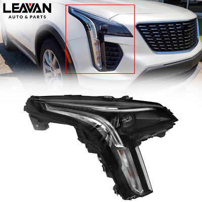 For 2019-2022 Cadillac XT4 w/o Cornering Lamp LED DRL Projector Headlight Right