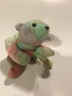 Sammy The Tie Dye Bear TY Beanie Baby June 23  1998 Babies Vintage
