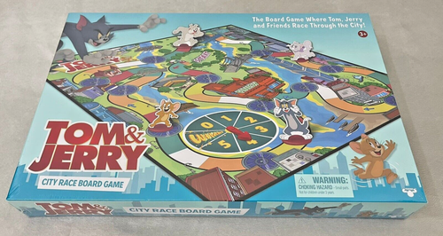Tom & Jerry City Race Board Game - Age 3 + Brand New Sealed - Imagen 3 de 7