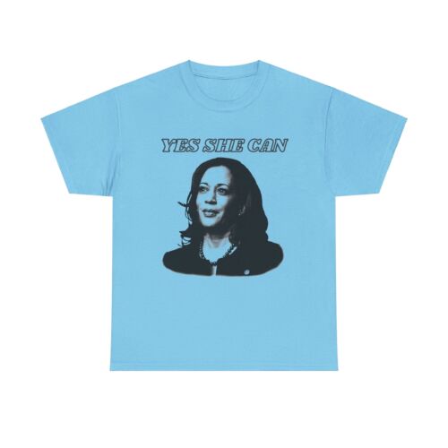 KAMALA HARRIS Shirt "YES SHE CAN" 2024 Campaign FOR PRESIDENT ORIGINAL S M L XL