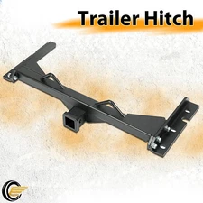 For 1973-1987 Chevrolet C10 Rear Steel Hidden Trailer Tow Hitch Receiver Black