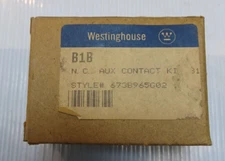 Normally Closed Contact 673B965G02  Westinghouse B1B Style # 