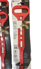 Extension Cord Holder Cable Straps Reusable Fastening Organizer Box Of 12 Straps