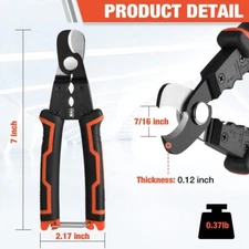 ValueMax 7 Inch Wire Stripper Cable Cutters 4 in 1 Electrical Wire Stripper Tool