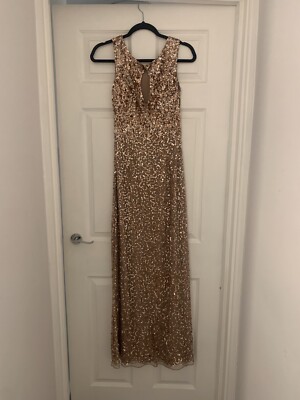 sistaglam rose gold dress Sista Glam Pleated Dresses