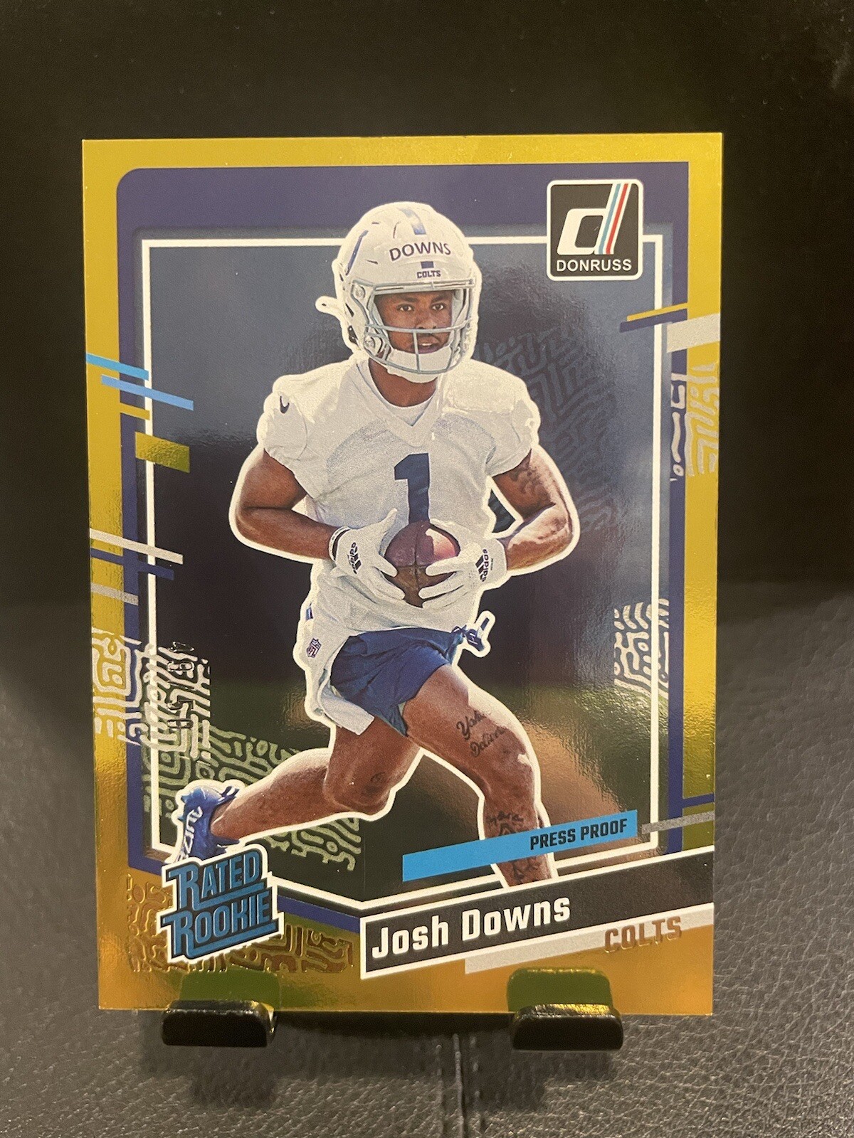 Josh Downs Gold Rated Rookie Press Proof 49/50 eBay