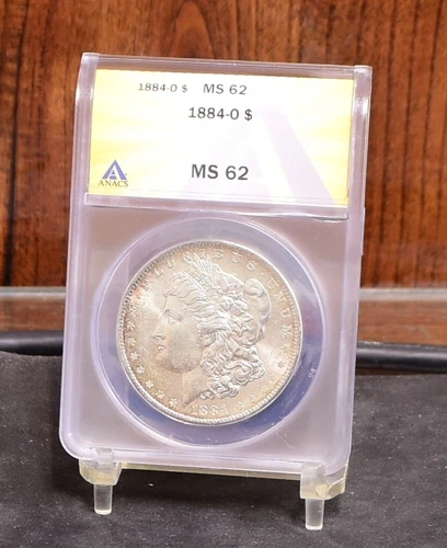 1884-O Morgan Dollar - ANACS MS62 (#57102-L)