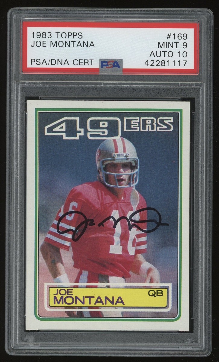 その他 Joe Montana Auto psa9 2023 Panini Donruss Downtown #D-7 Joe Montana Graded Card