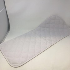 Baby Crib Quilted Changing Pad Liner White Rectangle Nursery Bedding Infant