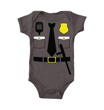 Cop Outfit - Costume Police Officer Trooper The Law Bodysuit