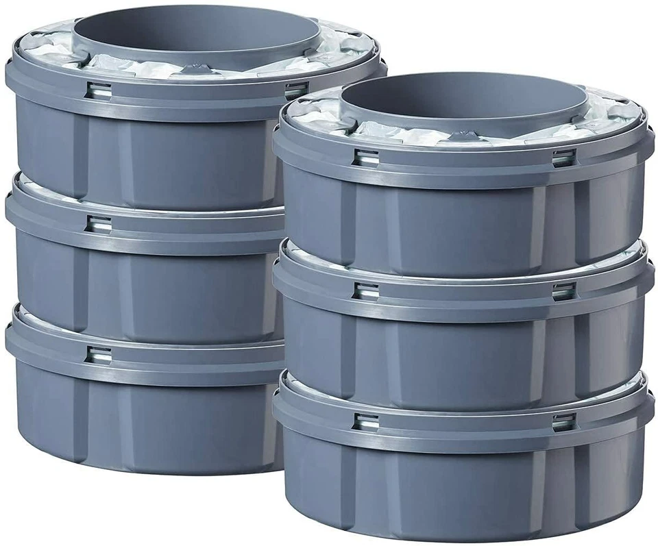 TOMMEE TIPPEE Twist and Click Nappy Disposal System Refill Cassettes (6 Pack) - image 3 of 4