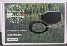 JE1-169SB Jeep Wrangler JL 2018   Gladiator JT 2020  6x9" Rear Speaker/S...