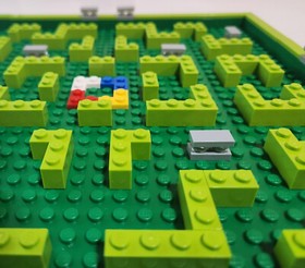 Lego Replacements Pieces - Base, Bricks and Template Minotaurus Game in Box 3841