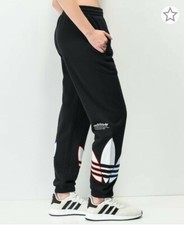 NWT Adidas Tricolor Trefoil Black women's Sweatpants size X-small