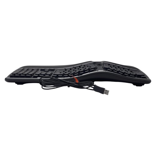 Microsoft Natural Ergonomic Keyboard 4000 v1 USB w/Riser Stand TESTED E5599 - Picture 5 of 11