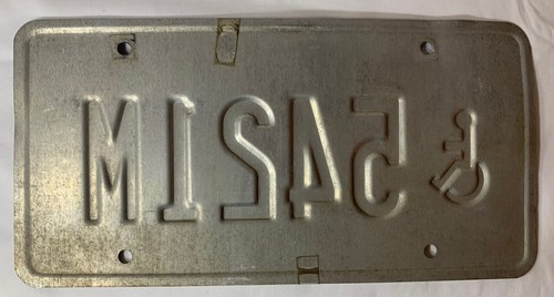 Michigan Handicap License Plate - Great Lakes Splendor - Good Condition - 第 6/6 張圖片
