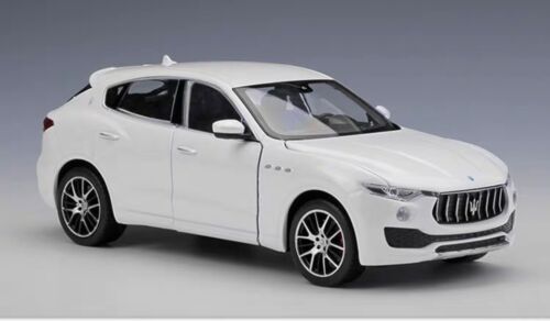 Modellino auto in metallo scala 1:24 Maserati Levante giocattoli ornamento IDEA REGALO - Foto 15 di 24