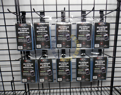 4x5 card sleeves 3pks ProGuard Cards BGS Graded for BGS & SGC Slabs | 100 Sleeves per Pack Sold in bags of 100 4x5 Photo Sleeves Clear Fold
