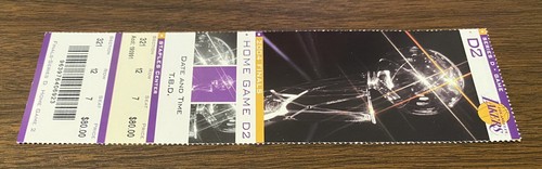 KOBE BRYANT / SHAQUILLE O’NEAL 2004 NBA FINALS LAKERS vs PISTONS GAME 2 TICKET - 第 6/12 張圖片