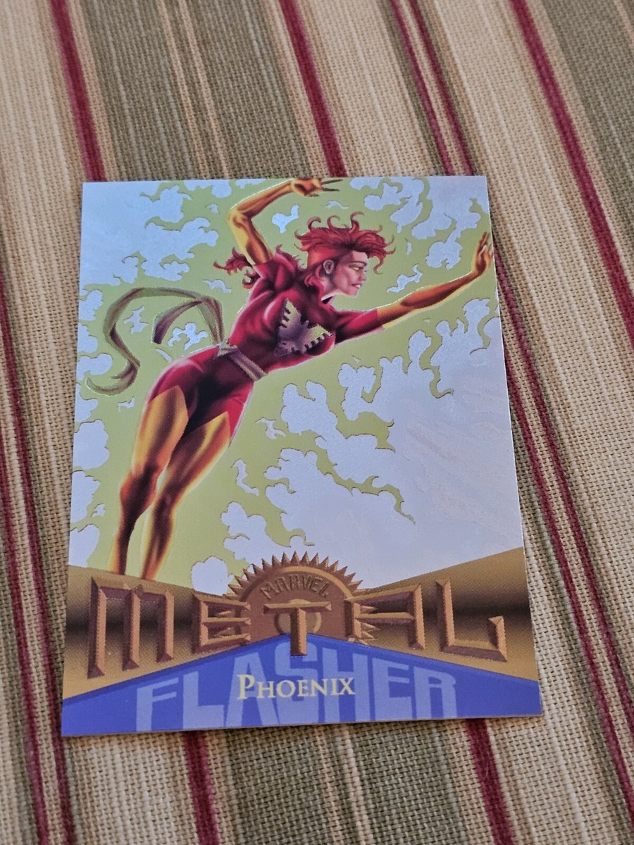 1995 FLEER MARVEL METAL SILVER FLASHERS # 110 PHOENIX | eBay