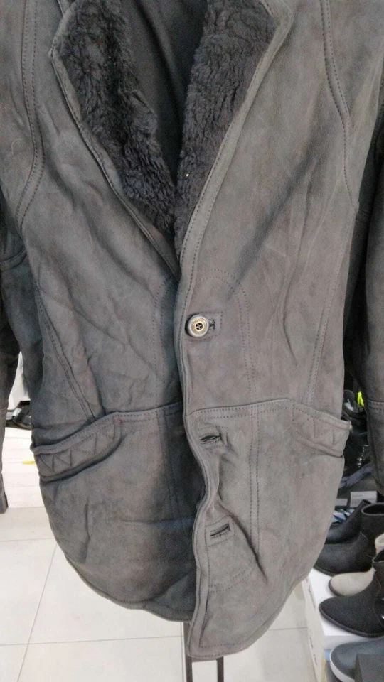 Shearling Via Veneto мужчин черный в натуральной коже размер 48 MON 833 LZ - Изображение 3 из 4