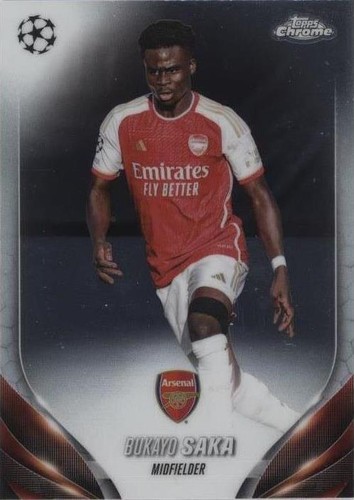 Topps Chrome Bukayo Saka 2/5 339097 | eBay
